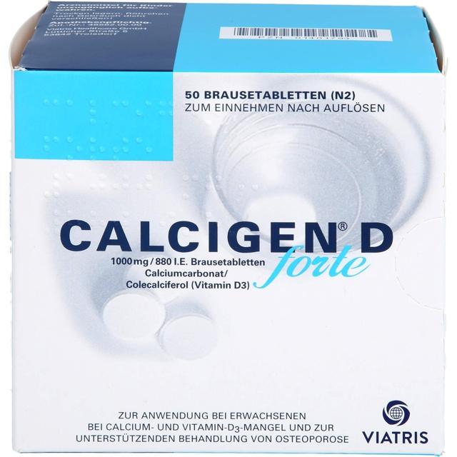 CALCIGEN D forte 1000 mg/880 I.E. Brausetabletten product image
