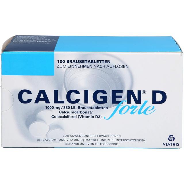 CALCIGEN D forte 1000 mg/880 I.E. Brausetabletten product image
