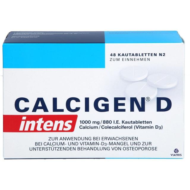 CALCIGEN D intens 1000 mg/880 I.E. Kautabletten product image