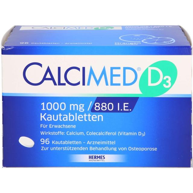 CALCIMED D3 1000 mg/880 I.E. Kautabletten product image