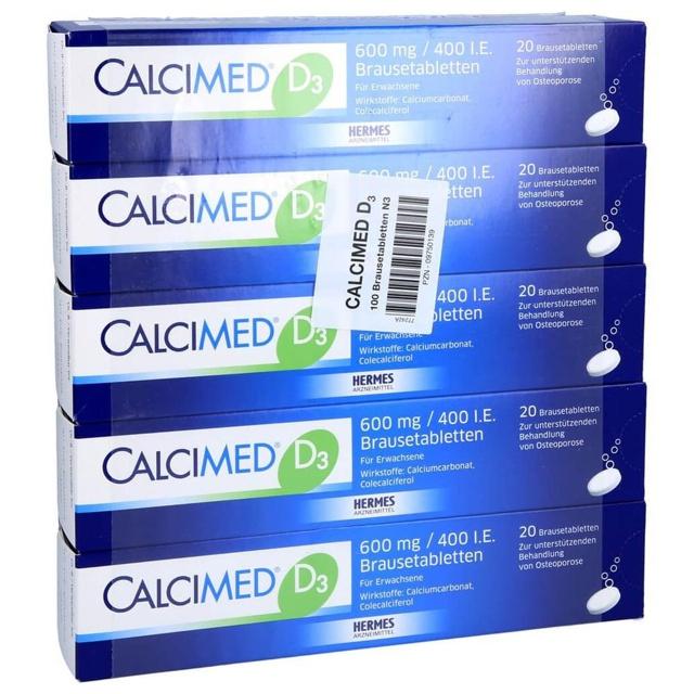 CALCIMED D3 600 mg/400 I.E. Brausetabletten product image