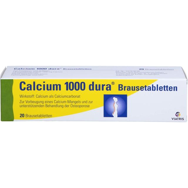 CALCIUM 1000 dura Brausetabletten product image