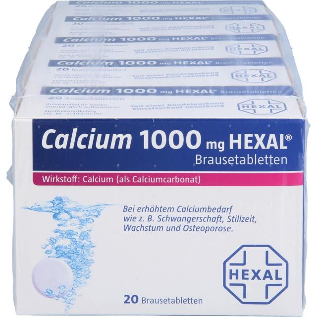 CALCIUM 1000 HEXAL Brausetabletten product image