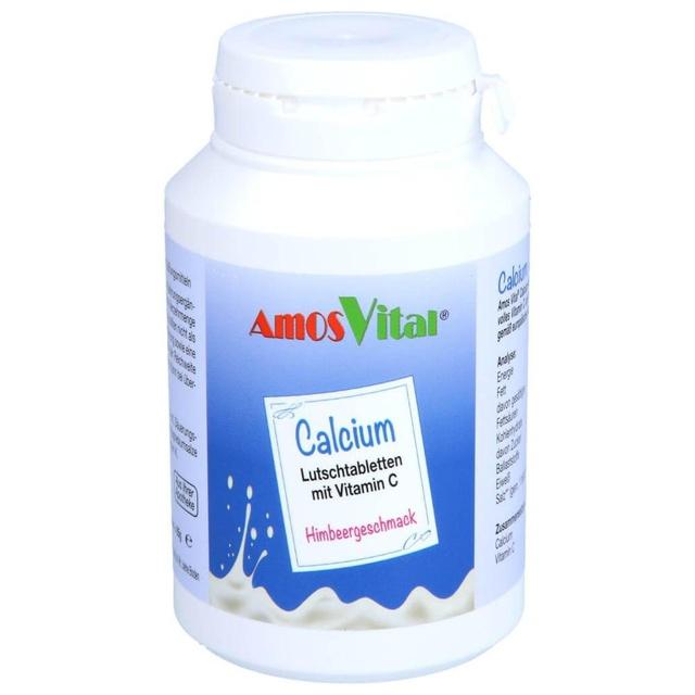 CALCIUM 200 mg+Vitamin C 30 mg AmosVital Lutsch. product image