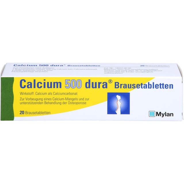 CALCIUM 500 dura Brausetabletten product image
