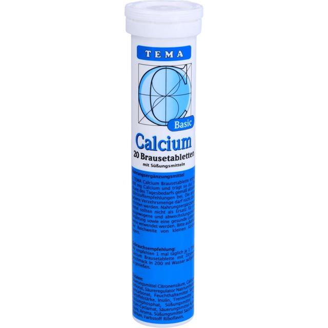 Calcium Brausetabletten, 20 St Brausetabletten product image