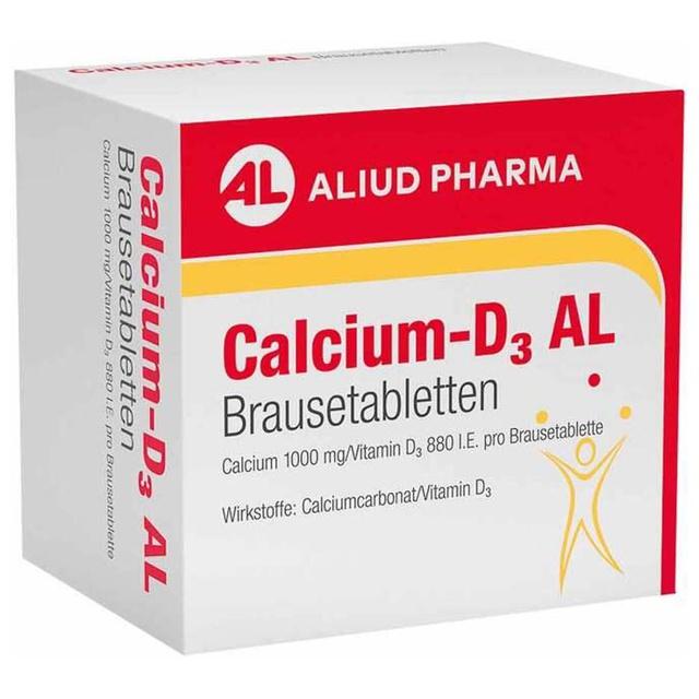 Calcium D3 AL Brausetabletten, 50 St Brausetabletten product image