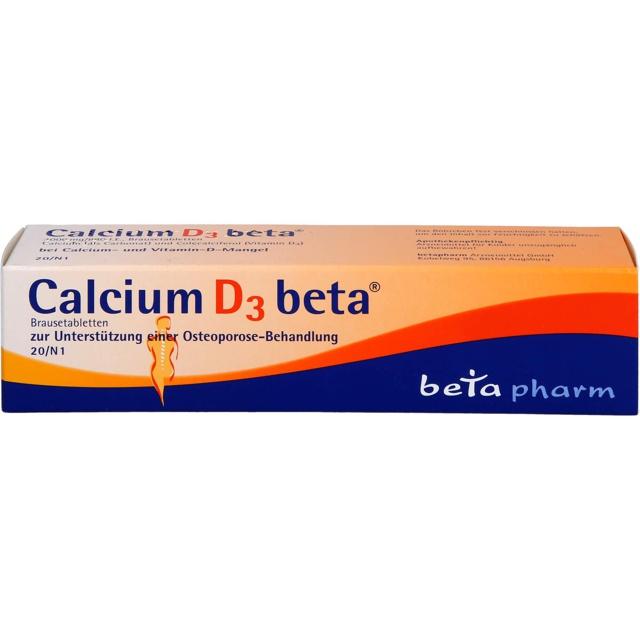 CALCIUM D3 beta Brausetabletten product image