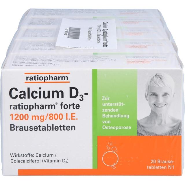 CALCIUM D3-ratiopharm forte Brausetabletten product image