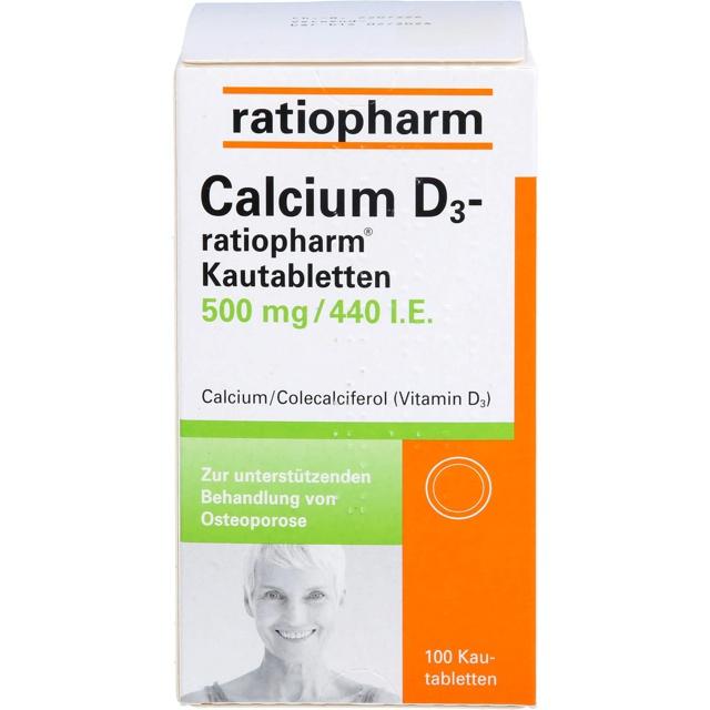 CALCIUM D3-ratiopharm Kautabletten product image