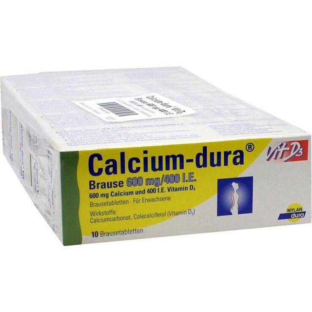 Calcium Dura Vit D3 Brause 600 mg / 400 I.E., 50 St Brausetabletten product image