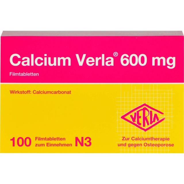 CALCIUM VERLA 600 mg Filmtabletten product image