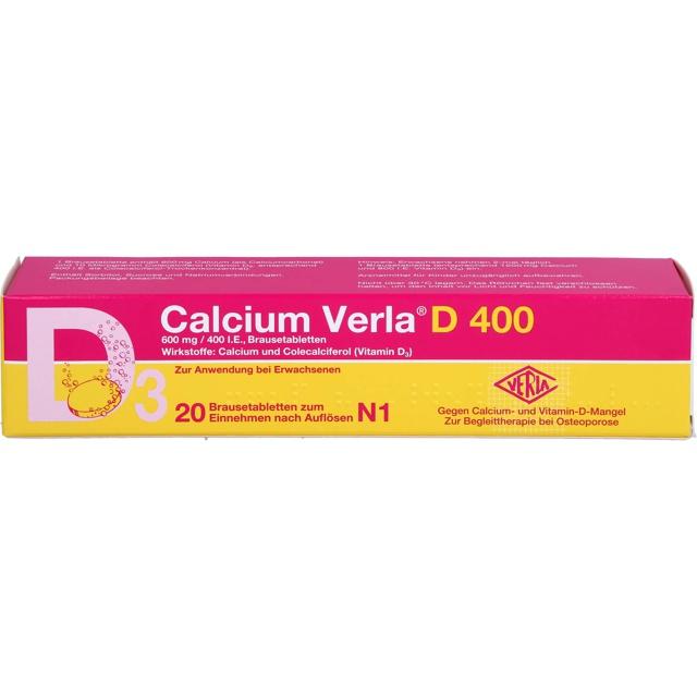 CALCIUM VERLA D 400 Brausetabletten product image