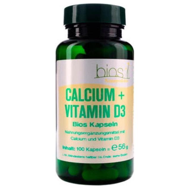 Calcium + Vitamin D3 Bios Kapseln, 100 St Kapseln product image