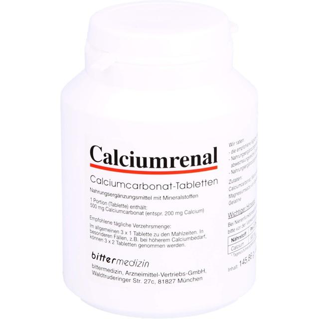 CALCIUMCARBONAT CALCIUMRENAL Tabletten product image