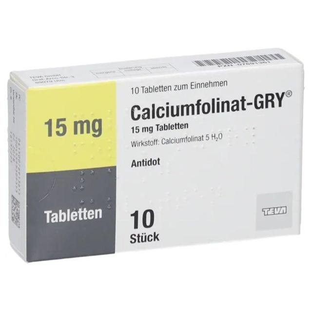 CALCIUMFOLINAT GRY 15 Tabletten product image