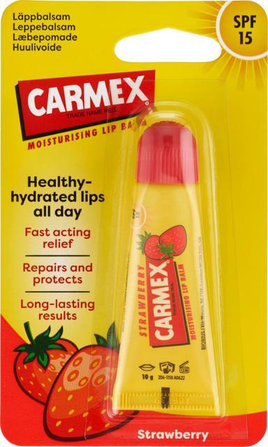 Carmex Strawberry Lip Balm Tube product image