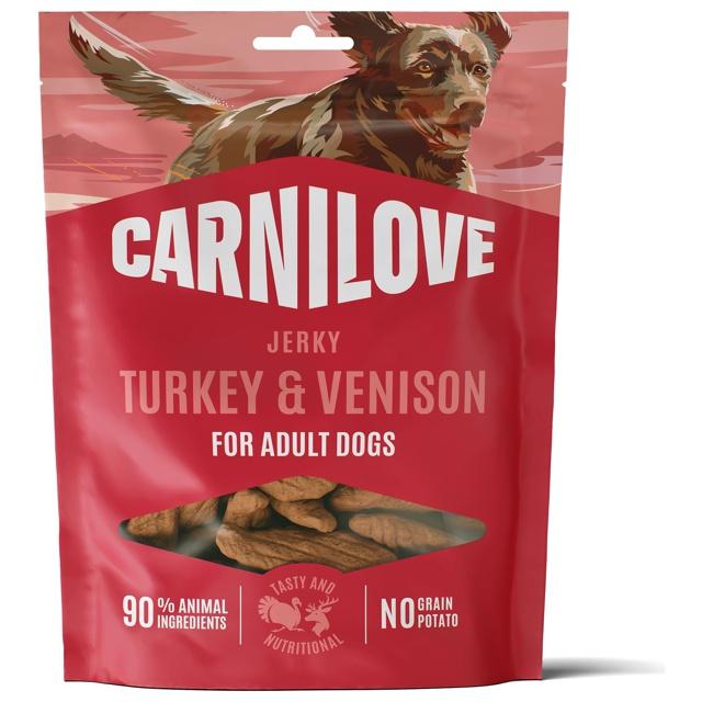 Carnilove Dog Jerky Turkey with Venison 100 g product image