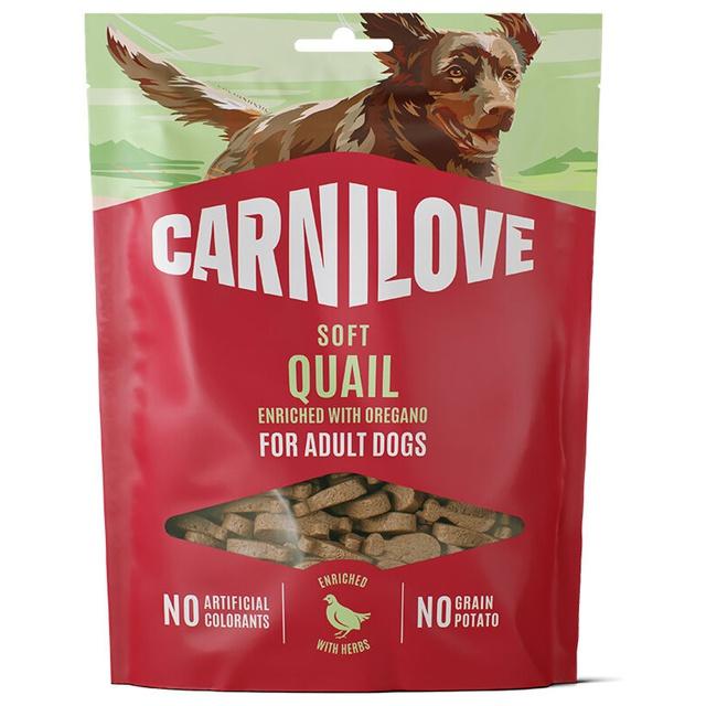 Carnilove Dog Soft Snack Quail with Oregano Hundgodis 200 g product image