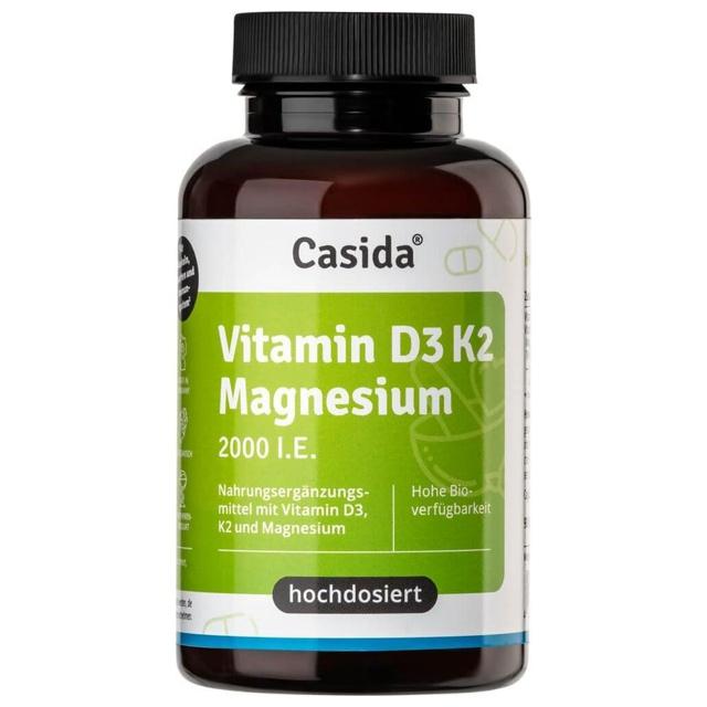 Casida Vitamin D3 K2 Magnesium 90 St Kapseln product image