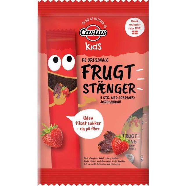 Castus Fruktstänger Jordgubb 100 g product image