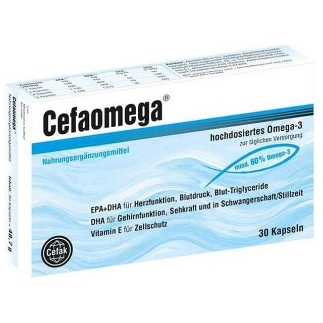 Cefaomega Kapseln, 30 St Kapseln magensaftresistent product image