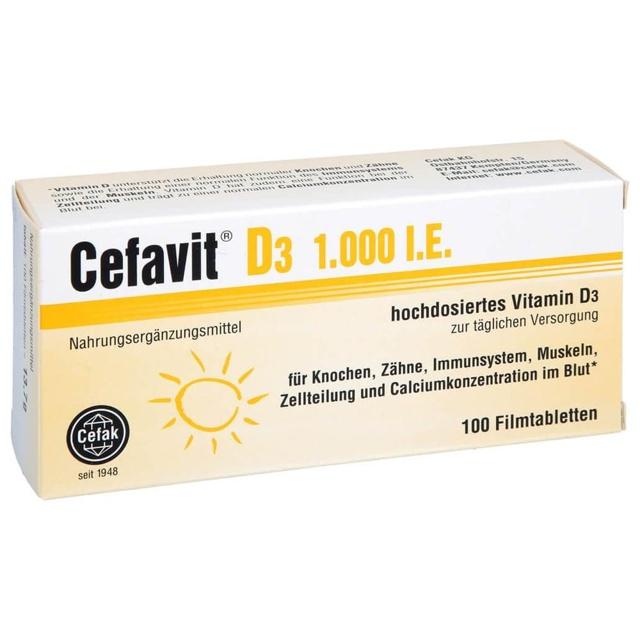 CEFAVIT D3 1.000 I.E. Filmtabletten product image