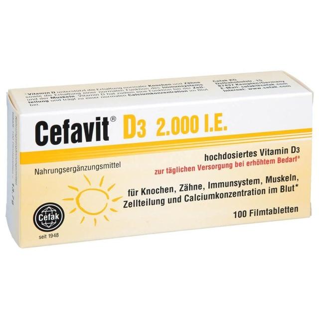 CEFAVIT D3 2.000 I.E. Filmtabletten product image