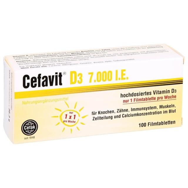 CEFAVIT D3 7.000 I.E. Filmtabletten product image