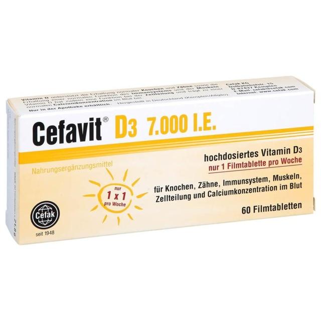CEFAVIT D3 7.000 I.E. Filmtabletten product image