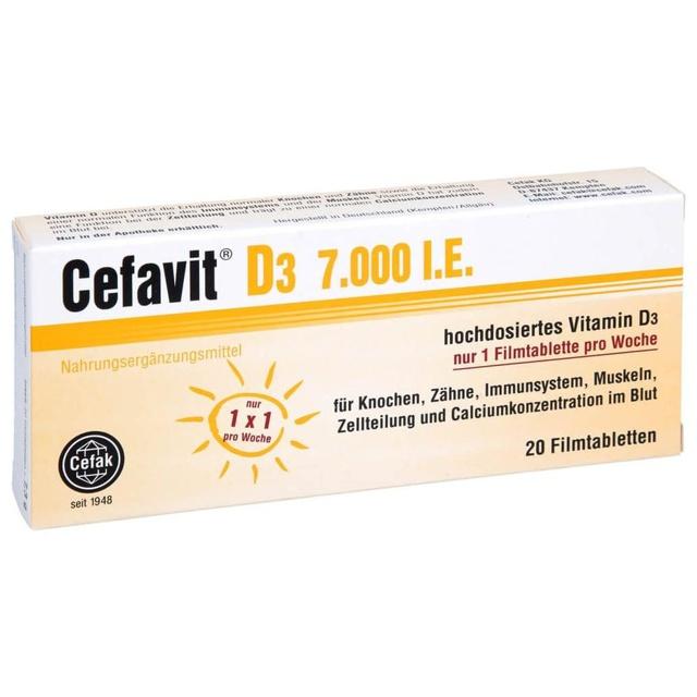 CEFAVIT D3 7.000 I.E. Filmtabletten product image
