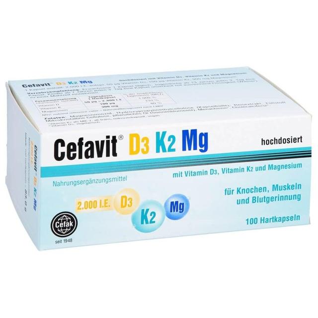 CEFAVIT D3 K2 Mg 2.000 I.E. Hartkapseln product image