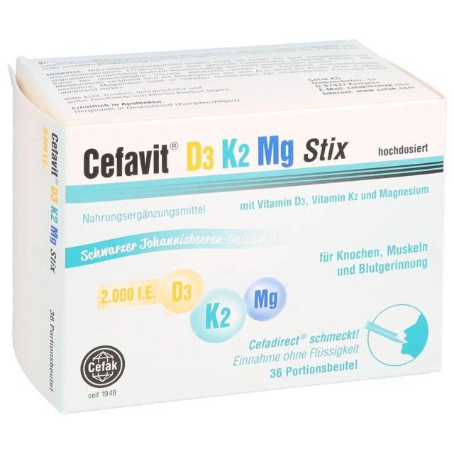 CEFAVIT D3 K2 Mg 2.000 I.E. Stix Granulat product image