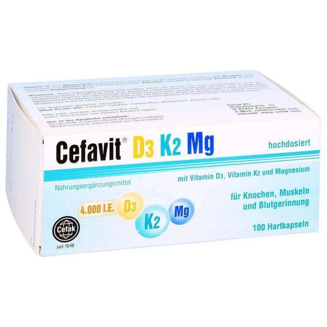 CEFAVIT D3 K2 Mg 4.000 I.E. Hartkapseln product image