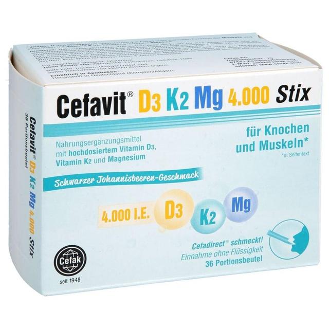 CEFAVIT D3 K2 Mg 4.000 I.E. Stix Granulat product image
