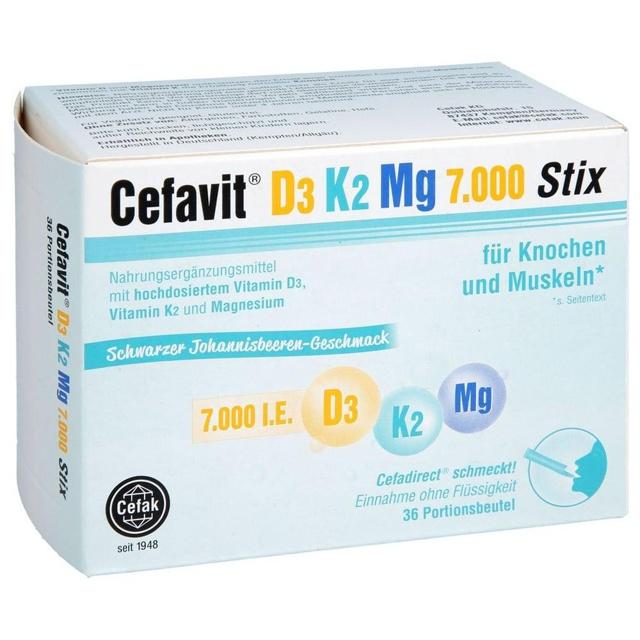 CEFAVIT D3 K2 Mg 7.000 I.E. Stix Granulat product image