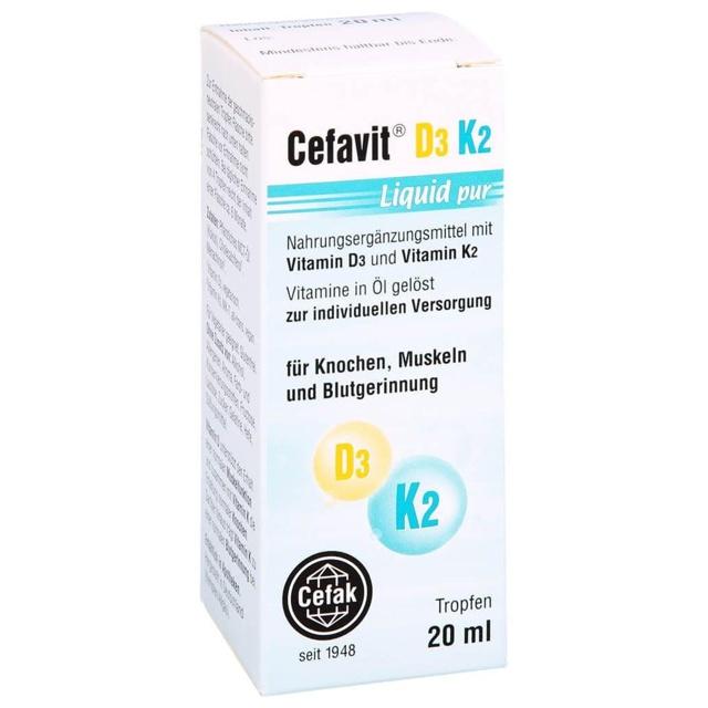 CEFAVIT D3 K2 Liquid pur Tropfen zum Einnehmen product image