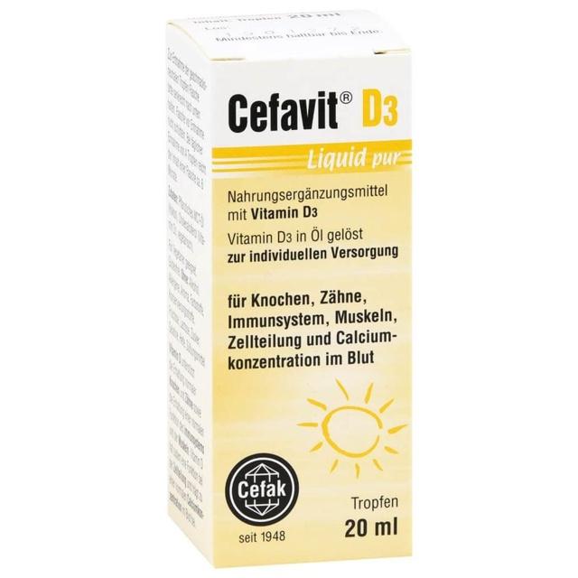 CEFAVIT D3 Liquid pur Tropfen zum Einnehmen product image