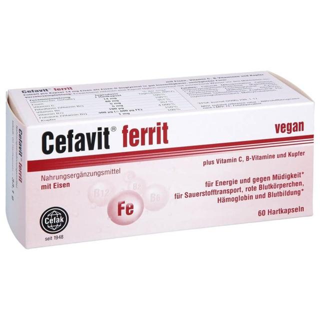 CEFAVIT ferrit Hartkapseln product image