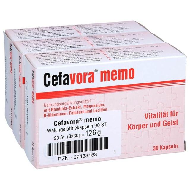 CEFAVORA memo Weichgelatinekapseln product image