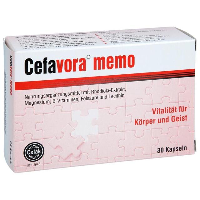 CEFAVORA memo Weichgelatinekapseln product image