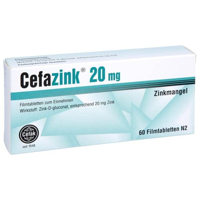 CEFAZINK 20 mg Filmtabletten product image