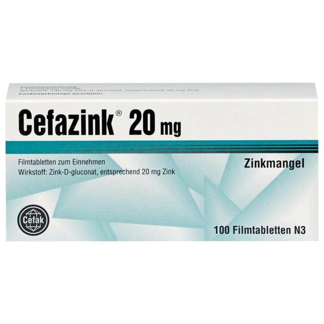 CEFAZINK 20 mg Filmtabletten product image