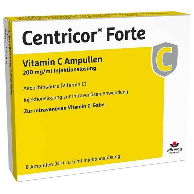 CENTRICOR Forte Vitamin C Amp. 200 mg/ml Inj.-Lsg. product image