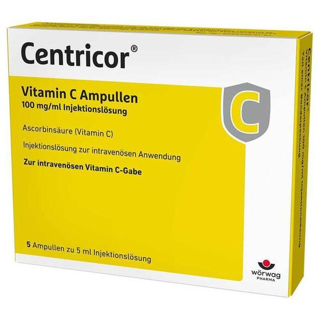Centricor Vitamin C Ampullen 5X5 ml Injektionslösung product image