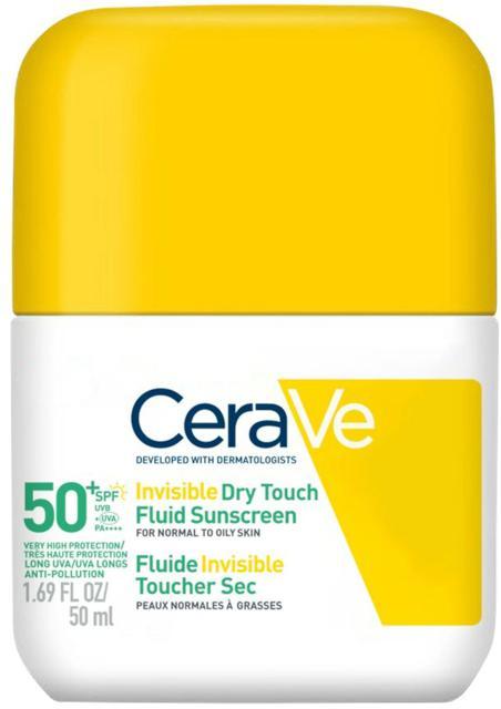 CeraVe Invisible Dry Touch Fluid Sunscreen SPF50+ 50.0 ML product image
