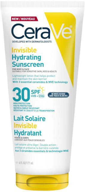 CeraVe Invisible Hydrating Sunscreen SPF30 177 ml product image