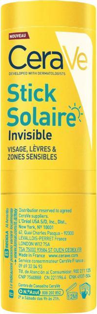 CeraVe Invisible Sun Stick SPF 50+, 8 g product image