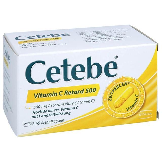 CETEBE Vitamin C Retardkapseln 500 mg product image