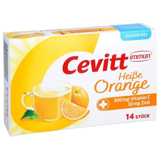 CEVITT immun heiße Orange zuckerfrei Granulat product image